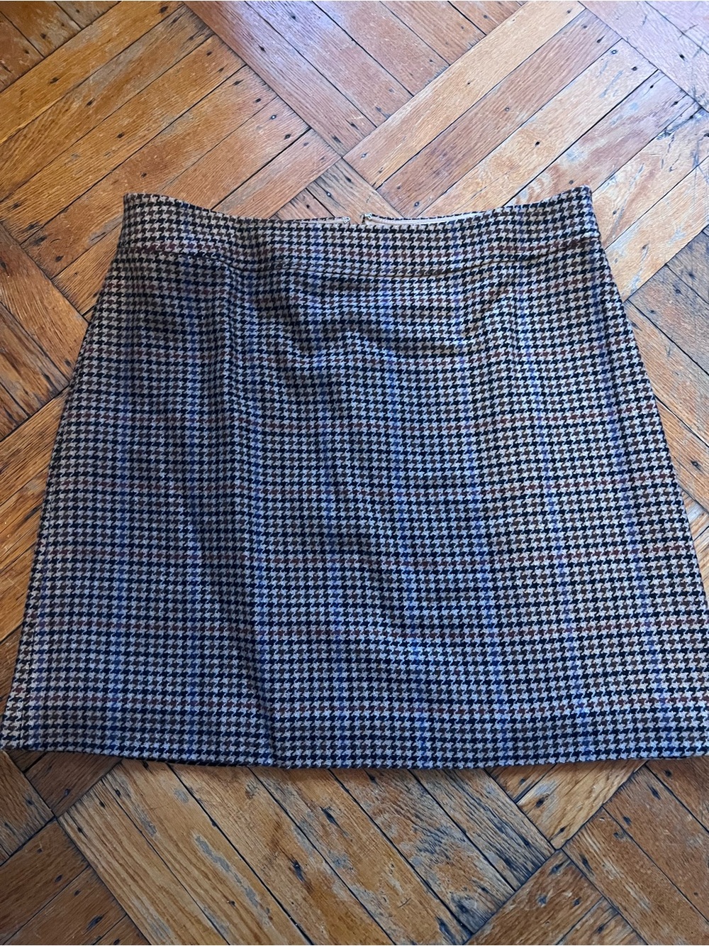 NWT J. Crew Houndstooth A-Line Mini Skirt